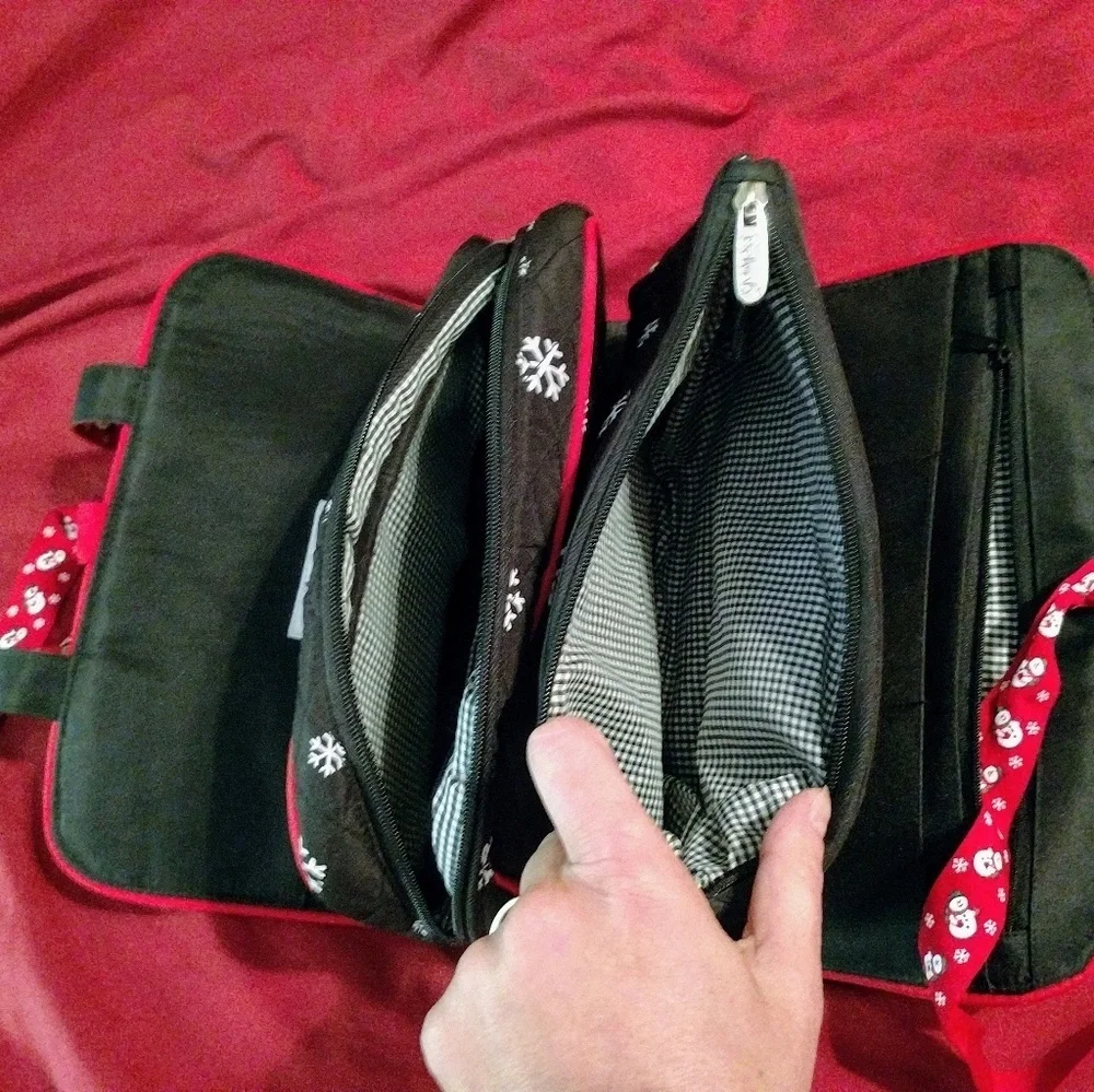 New Make-Up Bag Snowman Style!